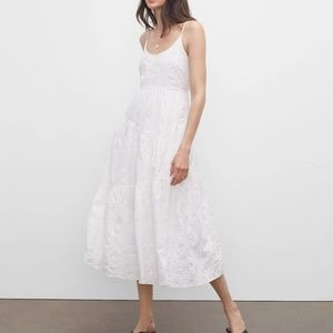 Traveling Tiers Maxi Dress - New With Tags - NEVER WORN - Blanc De Blanc